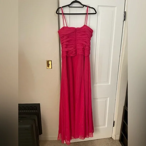 LIKELY Clea Gown in Raspberry Color - Picture 3 of 10